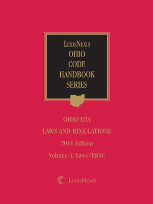 cover image of Ohio EPA Laws and Regulations